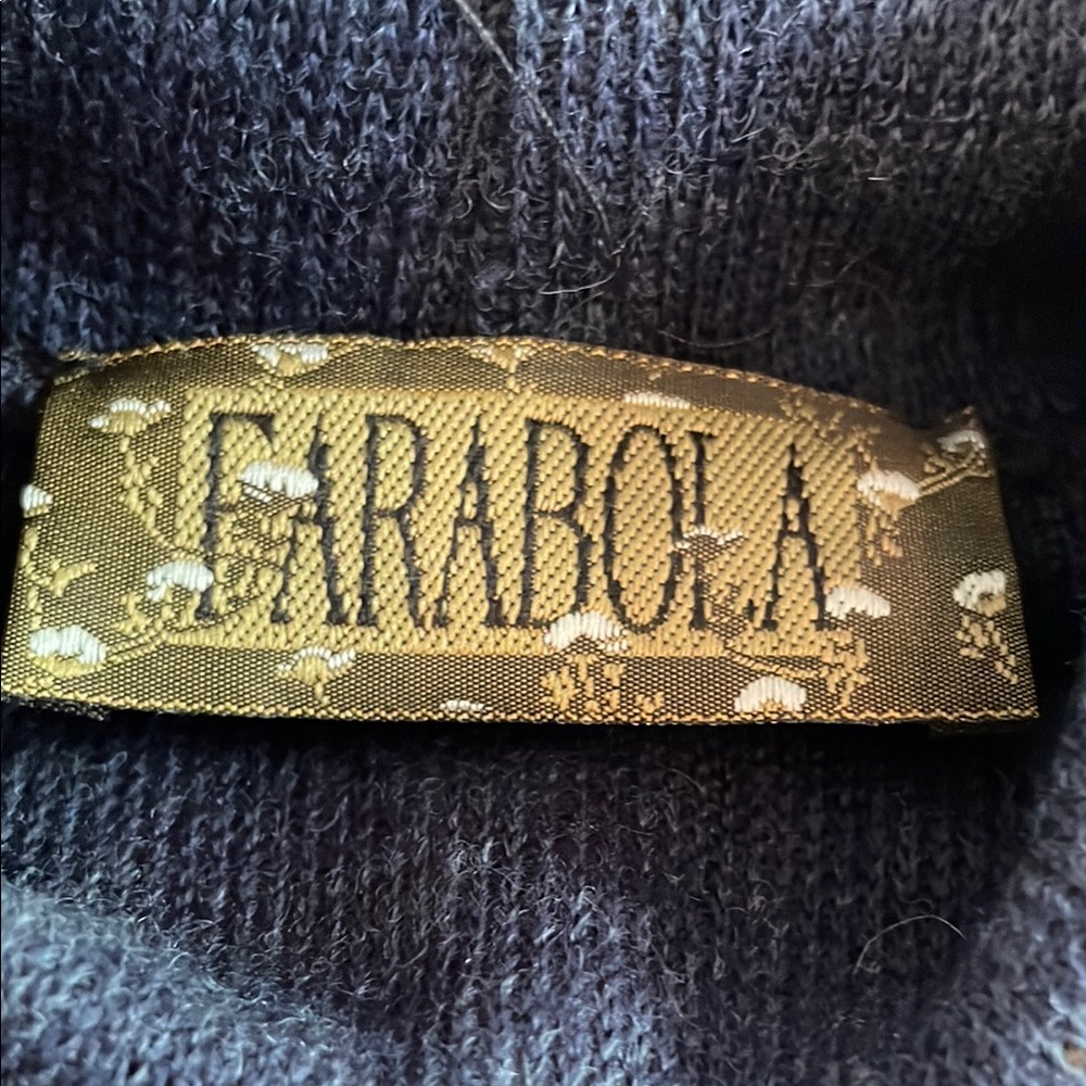 Women's Navy Turtleneck Sweater
